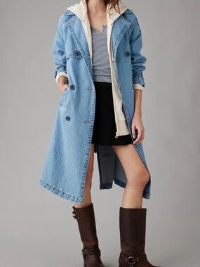 American Eagle Light Blue Denim Jacket